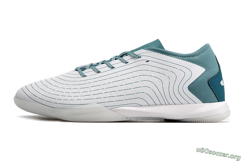 Adidas Predator Accuracy.3 IC Football Shoes - White/Blue 3