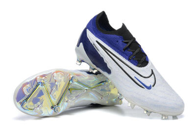 Nike Phantom GX Elite FG Football Boots - White/Blue/Black