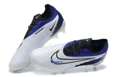 Nike Phantom GX Elite FG Football Boots - White/Blue/Black
