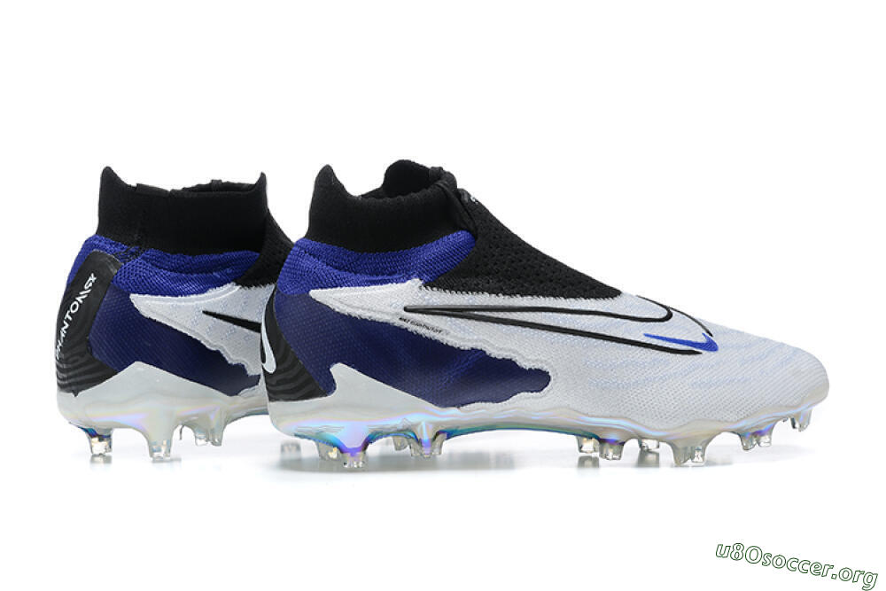 Nike Phantom GX Elite DF FG Football Boots - White/Blue/Black 6