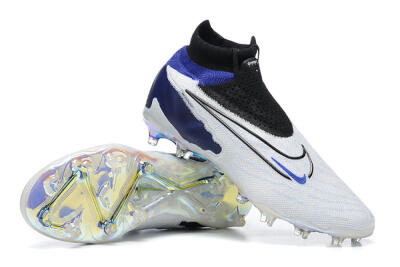 Nike Phantom GX Elite DF FG Football Boots - White/Blue/Black