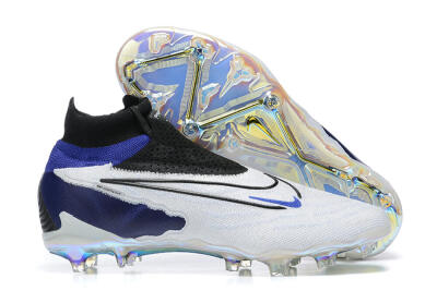 Nike Phantom GX Elite DF FG Football Boots - White/Blue/Black