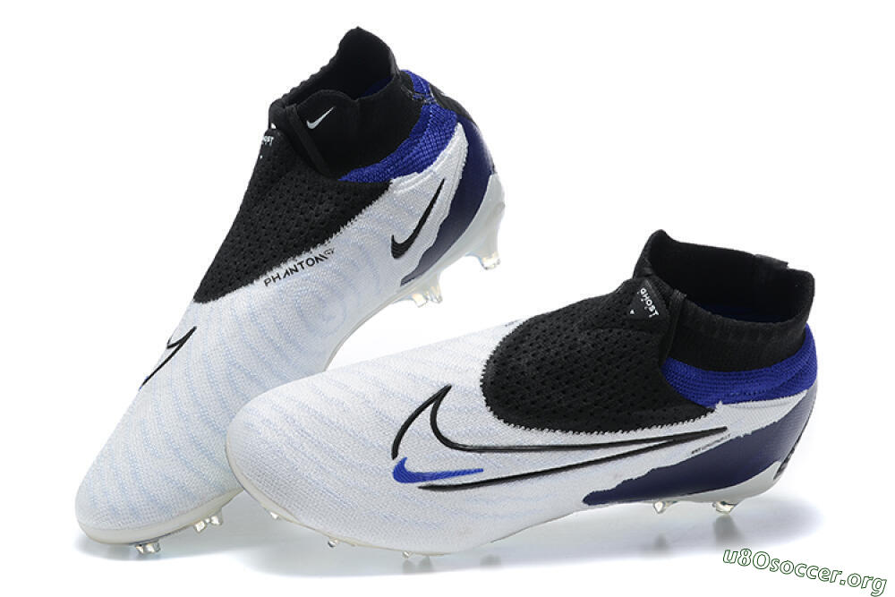 Nike Phantom GX Elite DF FG Football Boots - White/Blue/Black 0