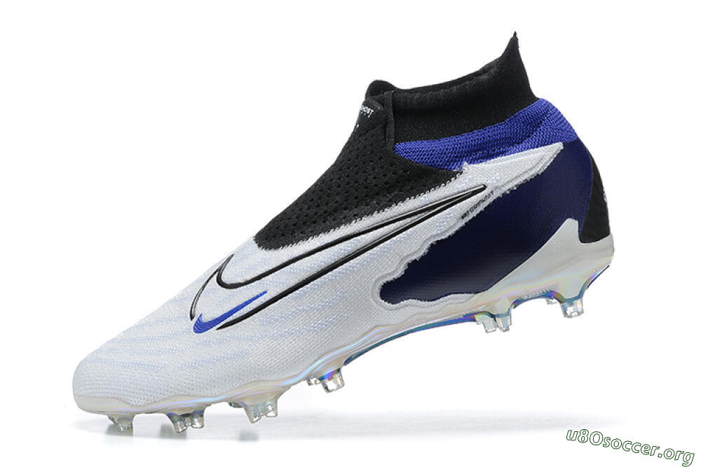 Nike Phantom GX Elite DF FG Football Boots - White/Blue/Black 5