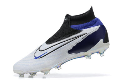 Nike Phantom GX Elite DF FG Football Boots - White/Blue/Black