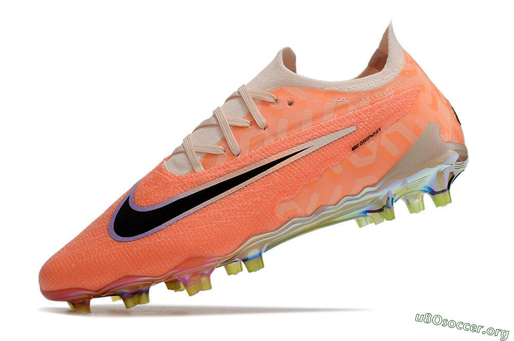 Nike Phantom GX Elite FG Football Boots - Orange/Black/Sliver 5