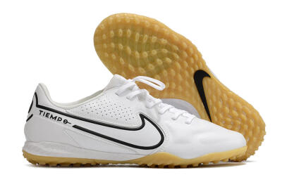 Nike React Tiempo Legend 9 Pro TF Football Shoes - White/Black