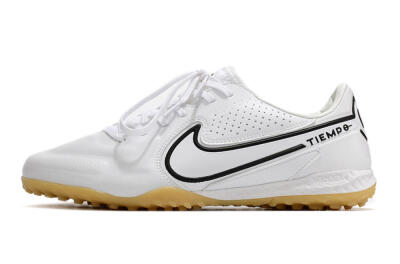 Nike React Tiempo Legend 9 Pro TF Football Shoes - White/Black