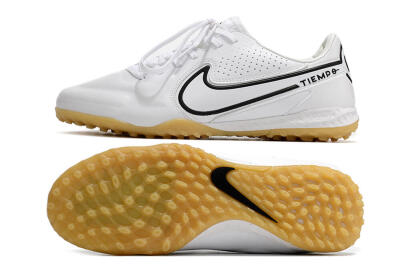 Nike React Tiempo Legend 9 Pro TF Football Shoes - White/Black