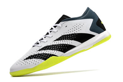Adidas Predator Accuracy.3 IC Football Shoes - White/Black/Blue