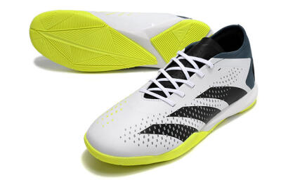 Adidas Predator Accuracy.3 IC Football Shoes - White/Black/Blue