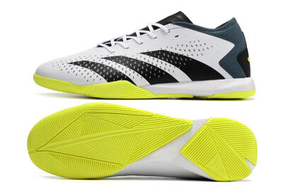 Adidas Predator Accuracy.3 IC Football Shoes - White/Black/Blue