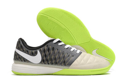 Nike Lunar Gato II IC Football Shoes - Grey/Black/White