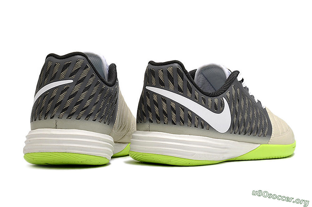 Nike Lunar Gato II IC Football Shoes - Grey/Black/White 6