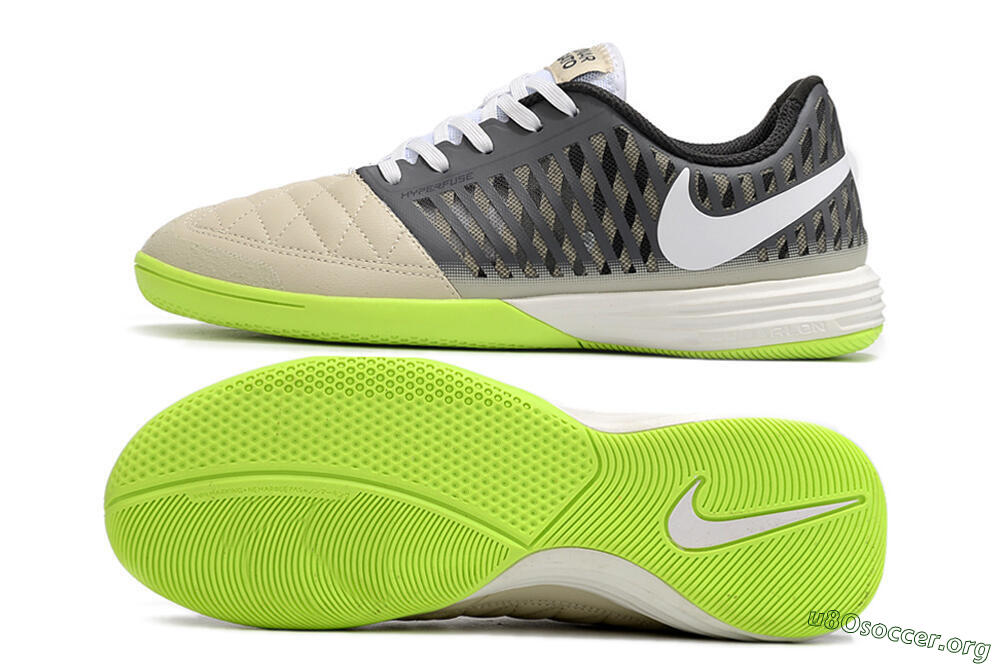 Nike Lunar Gato II IC Football Shoes - Grey/Black/White 1