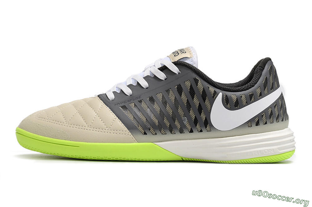 Nike Lunar Gato II IC Football Shoes - Grey/Black/White 3