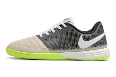 Nike Lunar Gato II IC Football Shoes - Grey/Black/White