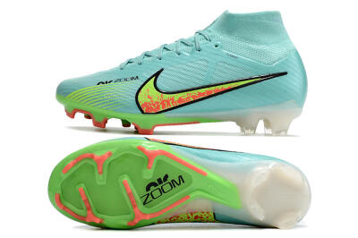 Nike Air Zoom Mercurial Superfly 9 Elite FG Football Boots - Blue/Green/Black