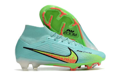 Nike Air Zoom Mercurial Superfly 9 Elite FG Football Boots - Blue/Green/Black