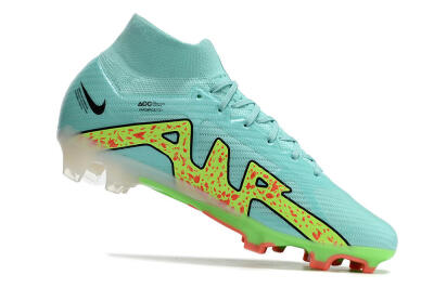 Nike Air Zoom Mercurial Superfly 9 Elite FG Football Boots - Blue/Green/Black