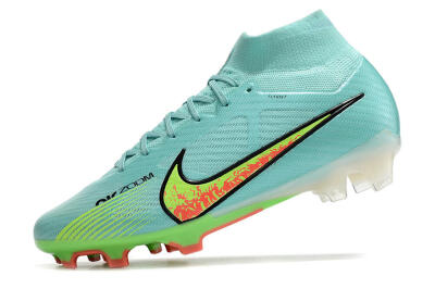 Nike Air Zoom Mercurial Superfly 9 Elite FG Football Boots - Blue/Green/Black