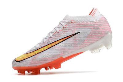 Nike Air Zoom Mercurial Vapor 15 Elite FG Football Boots - White/Orange/Sliver