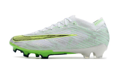 Nike Air Zoom Mercurial Vapor 15 Elite FG Football Boots - White/Green