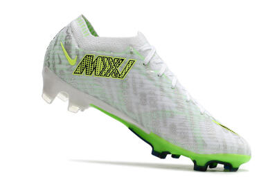 Nike Air Zoom Mercurial Vapor 15 Elite FG Football Boots - White/Green