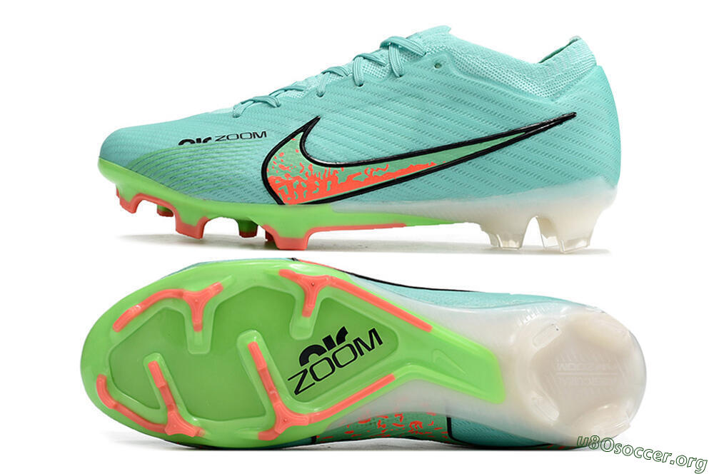 Nike Air Zoom Mercurial Vapor 15 Elite FG Football Boots - Blue/Green/Black 1