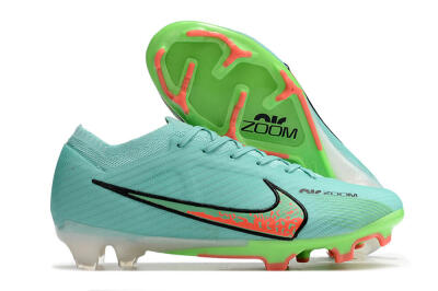 Nike Air Zoom Mercurial Vapor 15 Elite FG Football Boots - Blue/Green/Black