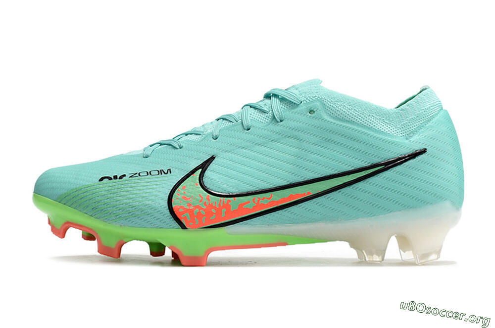 Nike Air Zoom Mercurial Vapor 15 Elite FG Football Boots - Blue/Green/Black 3