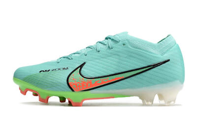 Nike Air Zoom Mercurial Vapor 15 Elite FG Football Boots - Blue/Green/Black
