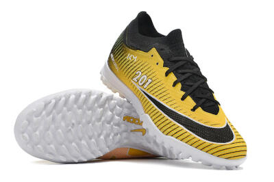 Nike Air Zoom Mercurial Vapor 15 Elite TF Football Shoes - Yellow/Black/White