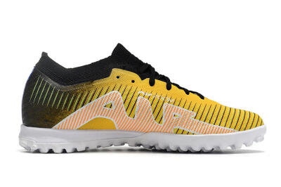 Nike Air Zoom Mercurial Vapor 15 Elite TF Football Shoes - Yellow/Black/White