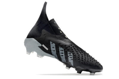 Adidas Predator Freak+ FG Football Boots - Black/Siliver
