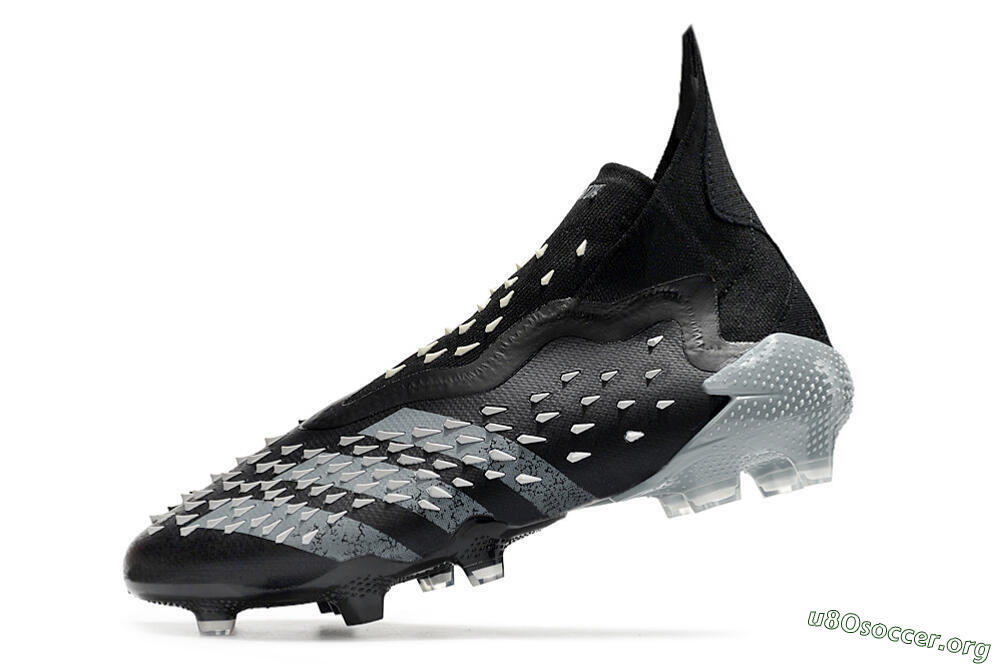 Adidas Predator Freak+ FG Football Boots - Black/Siliver 5
