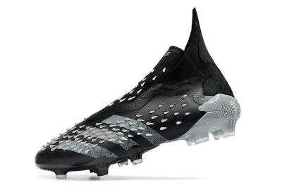 Adidas Predator Freak+ FG Football Boots - Black/Siliver