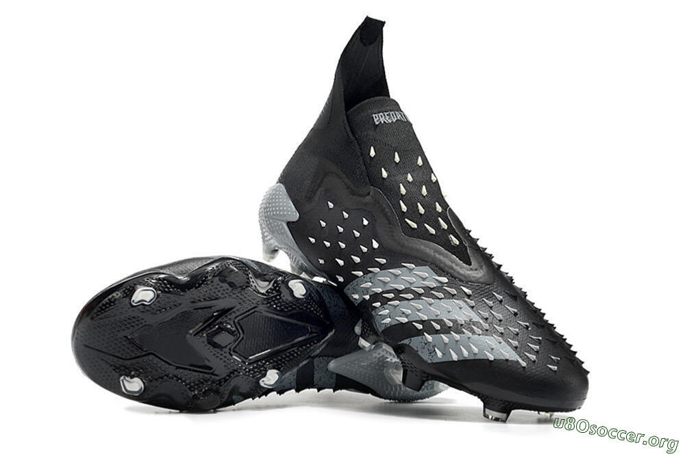 Adidas Predator Freak+ FG Football Boots - Black/Siliver 0