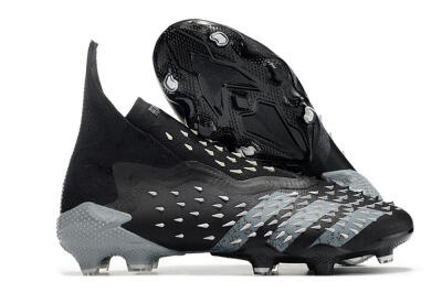 Adidas Predator Freak+ FG Football Boots - Black/Siliver