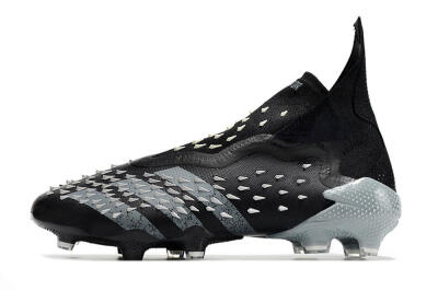 Adidas Predator Freak+ FG Football Boots - Black/Siliver