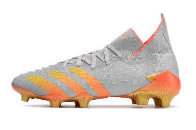 Adidas Predator Freak.1 FG Football Boots - Grey/Orange/Gold