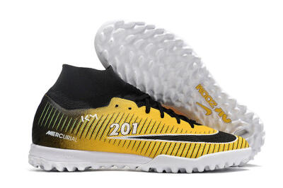 Nike Air Zoom Mercurial Superfly 9 Elite TF Football Shoes - Yellow/Black/White