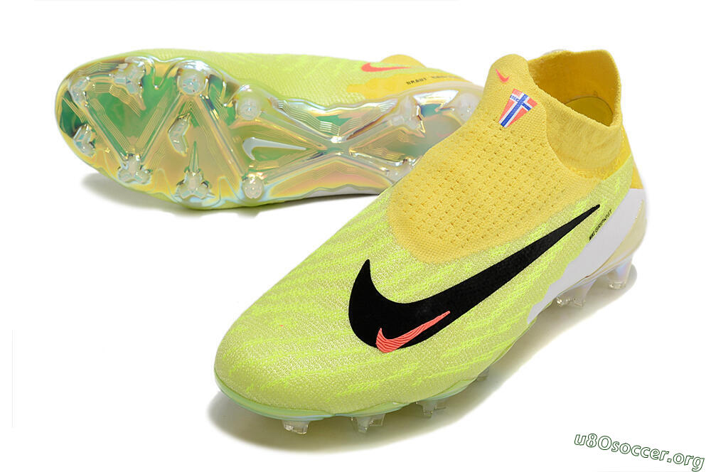 Nike Phantom GX Elite DF Link FG Football Boots - Orange/Yellow/Black 0