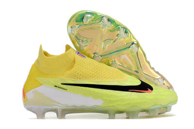 Nike Phantom GX Elite DF Link FG Football Boots - Orange/Yellow/Black