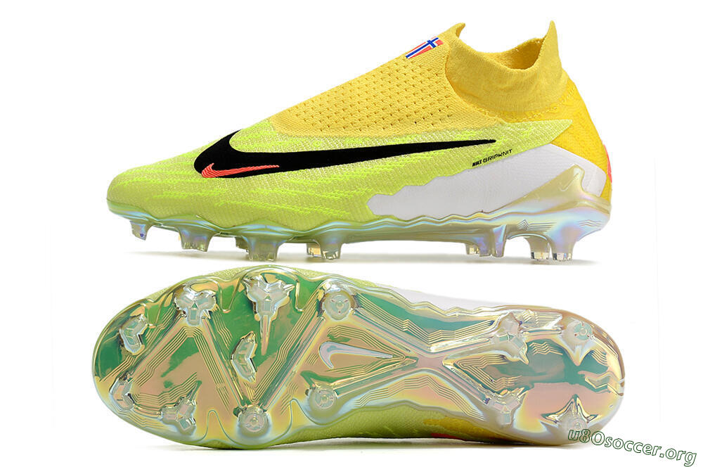 Nike Phantom GX Elite DF Link FG Football Boots - Orange/Yellow/Black 1