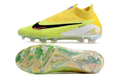 Nike Phantom GX Elite DF Link FG Football Boots - Orange/Yellow/Black