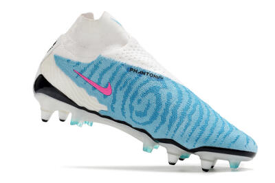 Nike Phantom GX Elite DF SG Football Boots - White/Blue/Pink