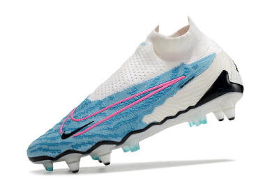 Nike Phantom GX Elite DF SG Football Boots - White/Blue/Pink