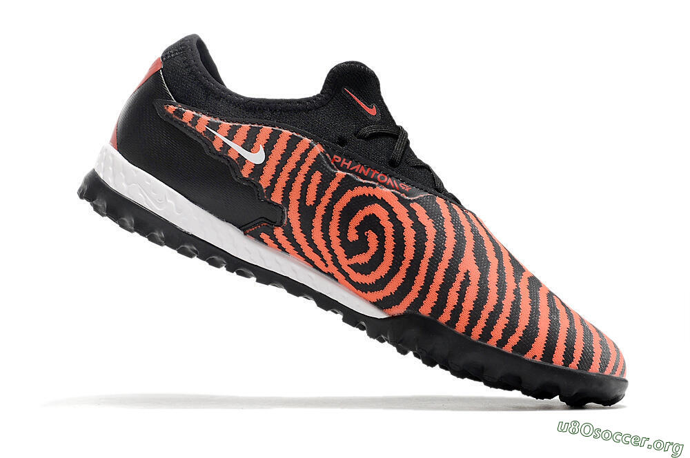 Nike React Phantom GX Pro TF Football Shoes - Red/Black/White 4
