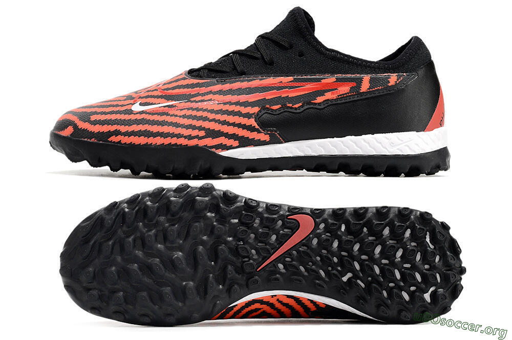 Nike React Phantom GX Pro TF Football Shoes - Red/Black/White 1